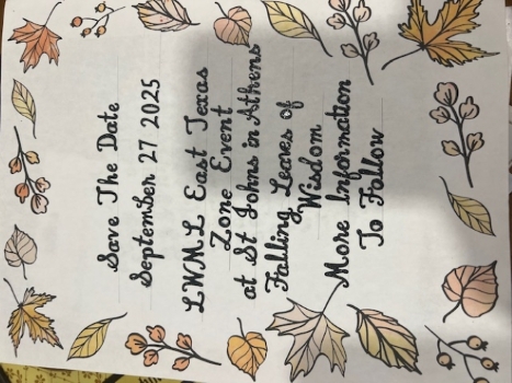 Save the date