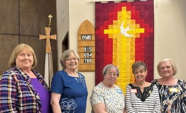 Kelly Bernhardt, Ardith Vandercook, Aletha Sawyer, Elaine Schlegel, Rhoda Koenig