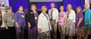 newly elected officers and nominating committee